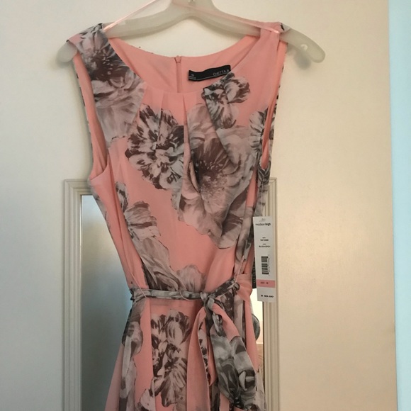 NWT Floral chiffon dress, size 10 - Picture 3 of 5